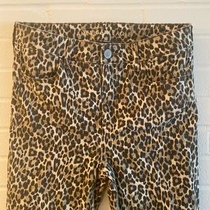 American Eagle Cheetah NE(X)T LEVEL STRETCH jeans